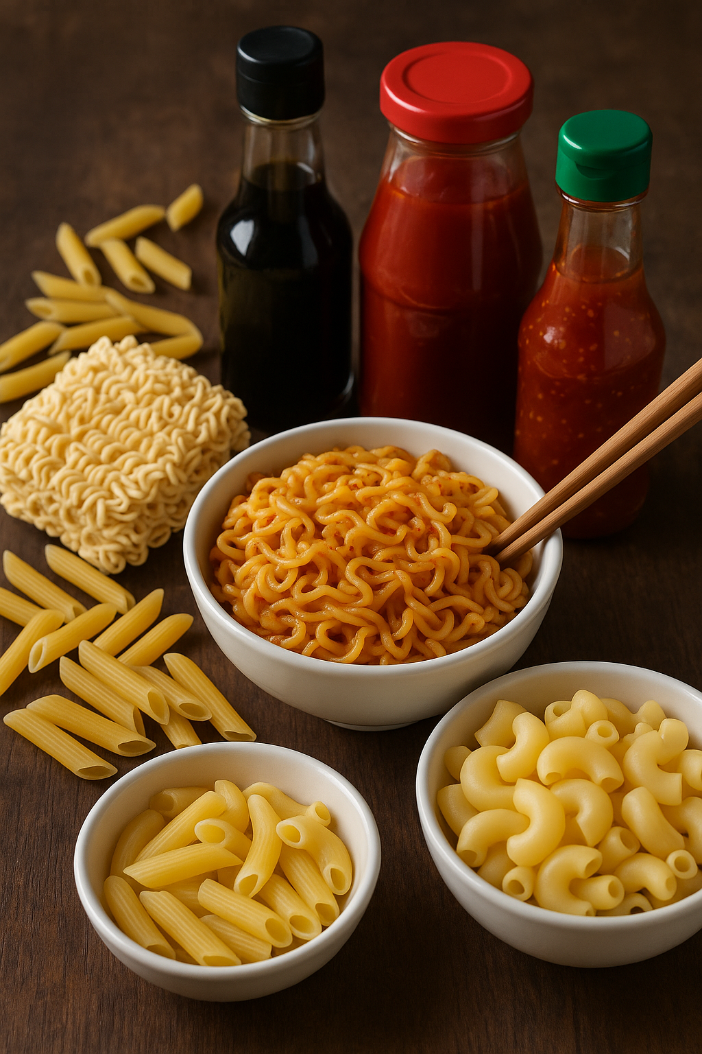 Noodles, Pasta & Sauces